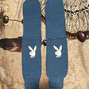 EUC PLAYBOY LEG WARMERS
